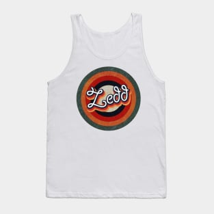 Retro Color Typography Faded Style Tank Top